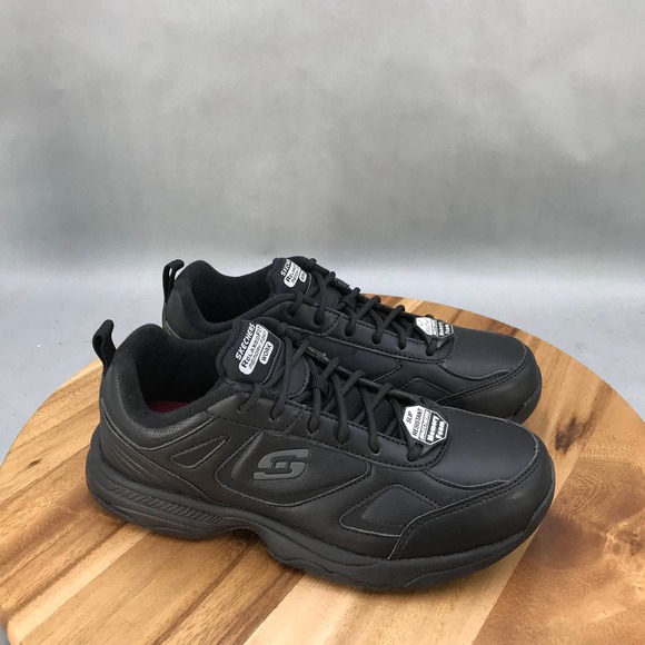 Skechers Shoes - Skechers WORK Nampa Slip Resistant Shoes Womens Size 9 Wide Black Leather